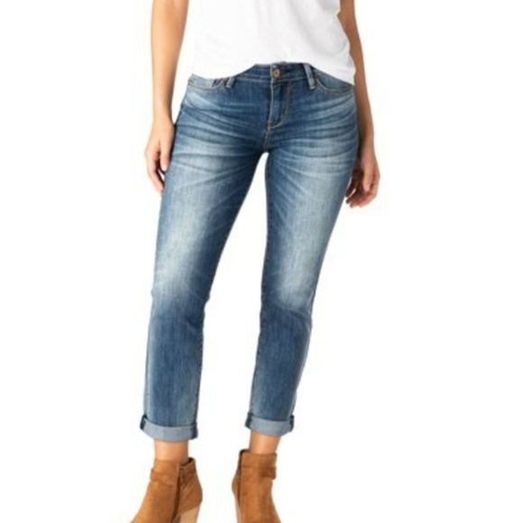 Levi's Denim - Levi's Denizen cuffed modern faded wash jeggings